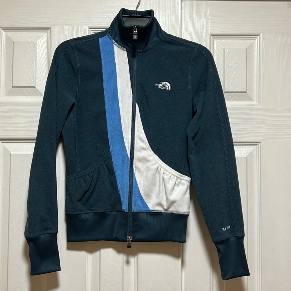 North Face TKA 100 Fleece Track Jacket Retro - Size XS